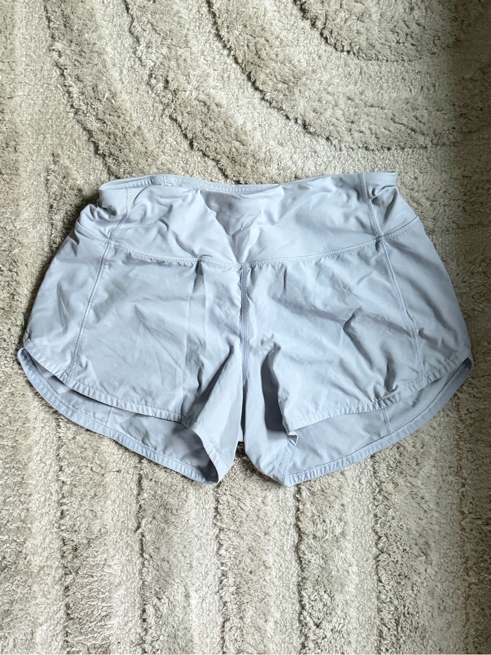 lululemon athletica Light Gray Women's Athletic Shorts